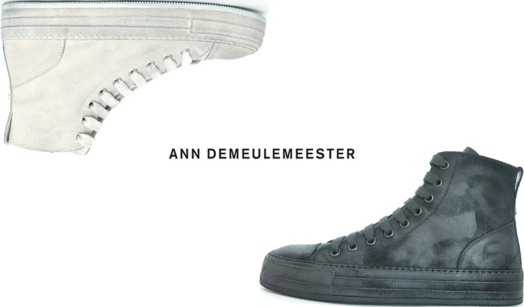 ANN DEMEULEMEESTER ハイカット スニーカー 箱 ケース付 ANN DEMEULEMEESTER - ORVO HIGH-TOP SNEAKERS – Lift Daikanyama