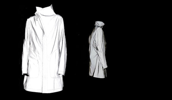 STIRRED, CHAIN SEAM, PROSTHETIC ELBOW BUTTON-DOWN COLLAR PARKA
