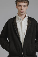 COLLARLESS JACKET