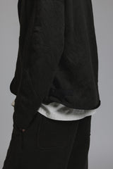 COLLARLESS JACKET