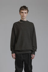 HIGH-GAUGE SWEATER - GRAY