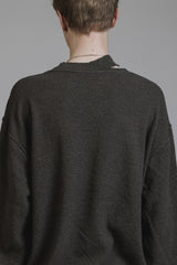 HIGH-GAUGE SWEATER - GRAY