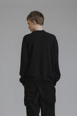 HIGH-GAUGE SWEATER - BLACK