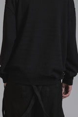 HIGH-GAUGE SWEATER - BLACK