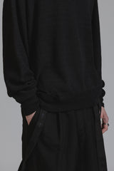 HIGH-GAUGE SWEATER - BLACK