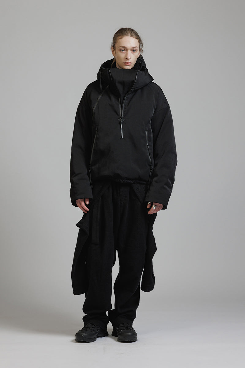 NYLON WOOL TWILL DOWN JACKET