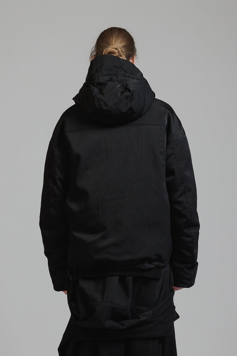 NYLON WOOL TWILL DOWN JACKET