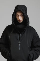 NYLON WOOL TWILL DOWN JACKET