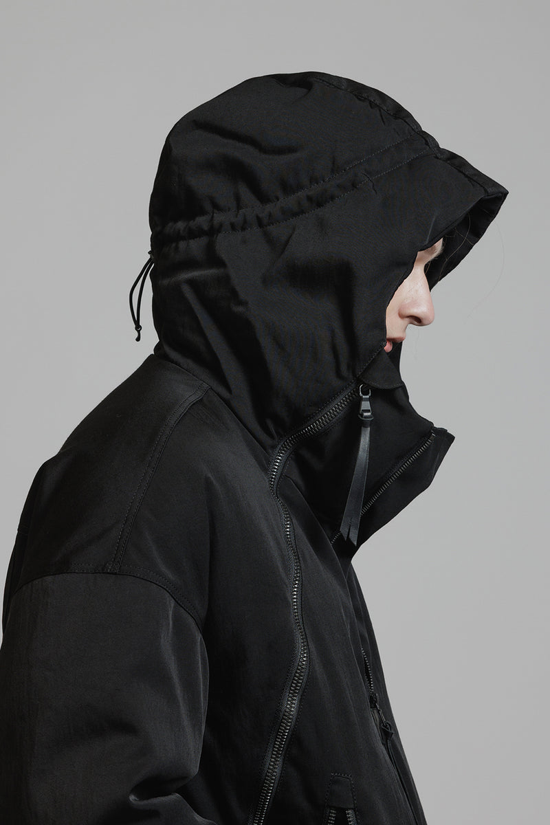 NYLON WOOL TWILL DOWN JACKET