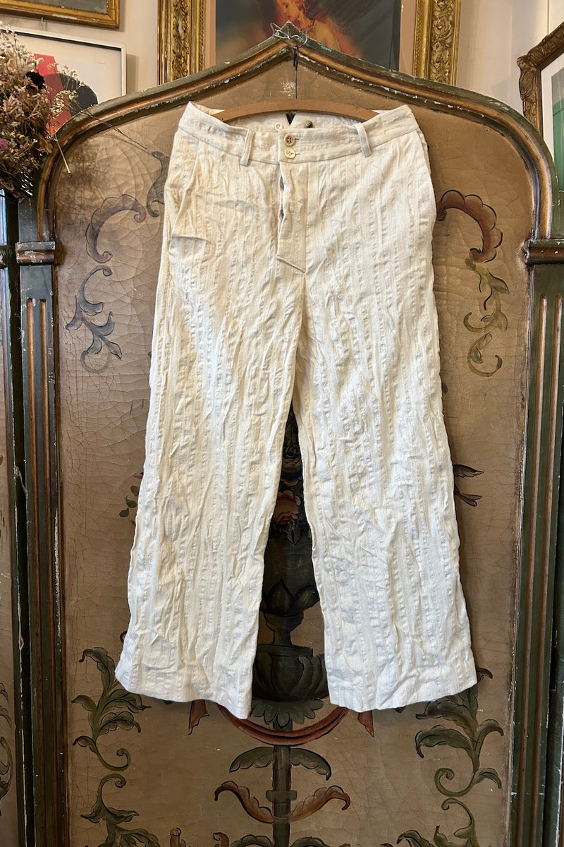 CREAM TROUSERS