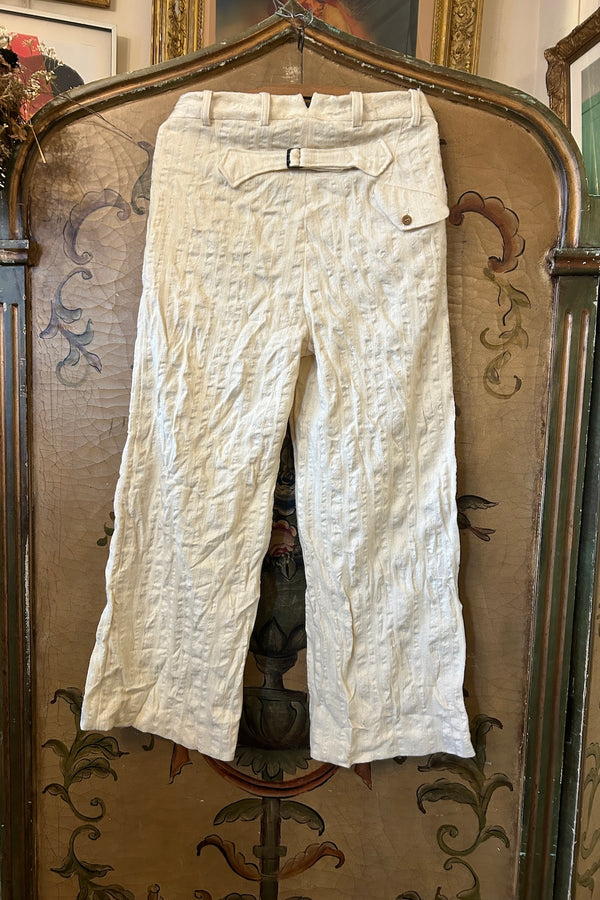 CREAM TROUSERS