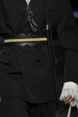 WALDUS PICK LAPEL DOUBLE BREASTED TAILORED JACKET