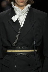 WALDUS PICK LAPEL DOUBLE BREASTED TAILORED JACKET