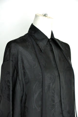 ZAKER PANEL SKIRT SHIRT DRESS WITH LACE DETAIL