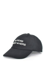TEM BASEBALL CAP WITH "WE ROSE EVERY WHERE" EMBROIDERY