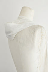 ANDER BANDANA MIX FABRIC WITH LONG RAWEDGE FRINGES