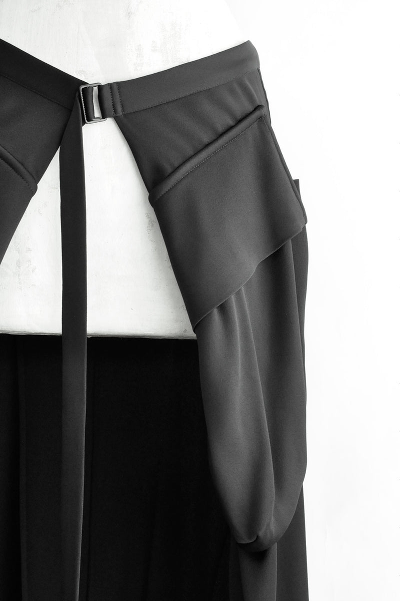DEBORA FLUID CARGO APRON SKIRT