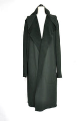 HOODED CARDIGAN-FOREST GREEN