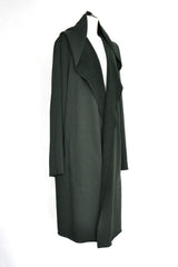 HOODED CARDIGAN-FOREST GREEN