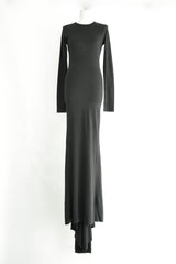 JESSE LONG SLEEVE X-LONG FLARED DRESS