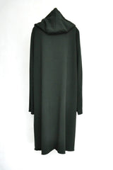 HOODED CARDIGAN-FOREST GREEN