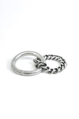 VIDIA IRREGULAR RING WITH CHAIN