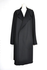 HOODED CARDIGAN-BLACK