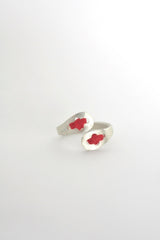 DOUBLE STITCHED CROSS RING
