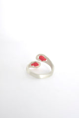DOUBLE STITCHED CROSS RING