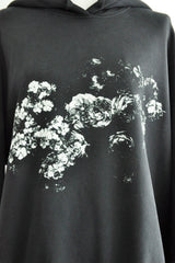 BARDI COMFORT HOODIE SWEATSHIRT WITH "ROSE" PRINT