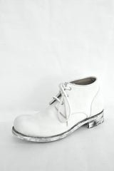 SHORT COMBAT BOOTS - WHITE