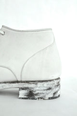 SHORT COMBAT BOOTS - WHITE