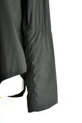 PADDED SLEEVES SHIRTS - BLACK