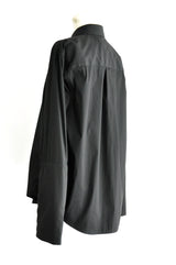 PADDED SLEEVES SHIRTS - BLACK