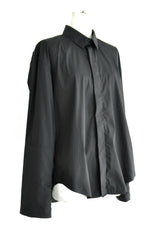 PADDED SLEEVES SHIRTS - BLACK