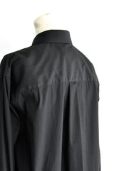 PADDED SLEEVES SHIRTS - BLACK