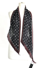 EZO FOULARD WITH "LIQUID POIS" PRINT