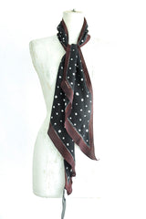 EZO FOULARD WITH "LIQUID POIS" PRINT