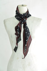 EZO FOULARD WITH "LIQUID POIS" PRINT