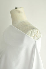 ROOS BIAS CUT DROP SHOULDER TOP - WHITE