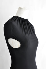 GATHERED NECK TOP
