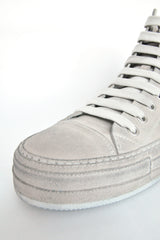 ORVO HIGH-TOP SNEAKERS - CHALK