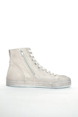 ORVO HIGH-TOP SNEAKERS - CHALK