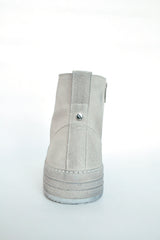 ORVO HIGH-TOP SNEAKERS - CHALK