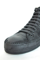 ORVO HIGH-TOP SNEAKERS - BLACK