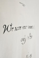HIGH COMFORT T-SHIRT WITH DETACHABLE COLLAR WITH “WE WERE…”
