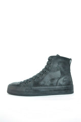 ORVO HIGH-TOP SNEAKERS - BLACK
