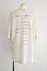 HIGH COMFORT T-SHIRT WITH DETACHABLE COLLAR WITH “WE WERE…”