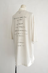 HIGH COMFORT T-SHIRT WITH DETACHABLE COLLAR WITH “WE WERE…”