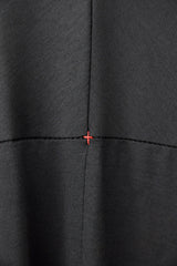 EXTRA WIDE ONE-PIECE LONG SLEEVE T-SHIRT - BLACK